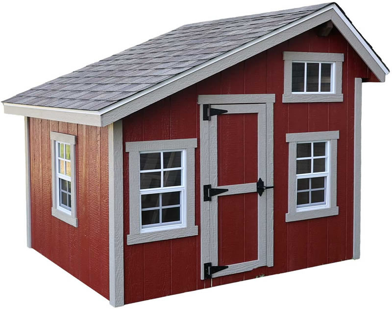 EZ-Fit 6x7 Wood Playhouse Kit w/ Windows, Loft, Floor & Shingles EZ-Fit 6x7 Wood Playhouse Kit w/ Windows, Loft, Floor & Shingles