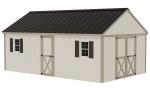 Easton 20x12 Wood Storage Shed Kit - ALL Pre-Cut