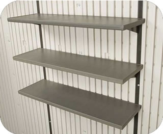 Lifetime Shed 30 inch Shelf Kit - 3 Shelves Included Lifetime Shed 30 inch Shelf Kit - 3 Shelves Included