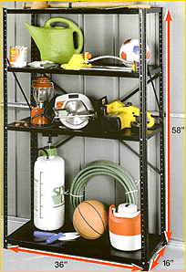 Arrow Storage Sheds Shed Rack RS4