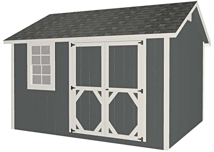 EZ-Fit Craftsman 10x12 Wood Storage Shed Kit EZ-Fit Craftsman 10x12 Wood Storage Shed Kit