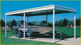 Arrow Sheds Free Standing Patio Cover / Carport 10'x20'