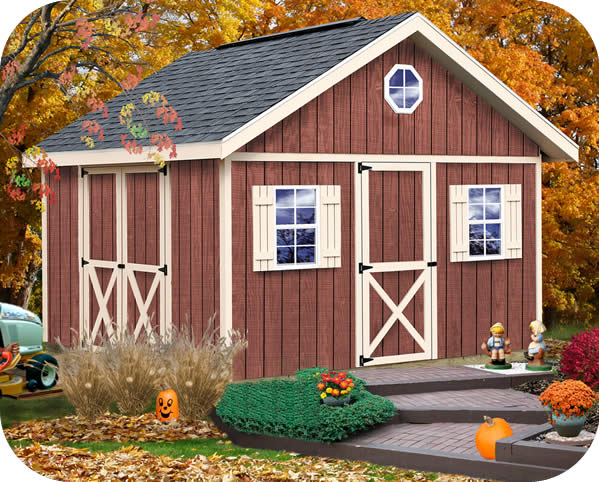 Best Barns Wood Sheds - Pre-Cut DIY Wood Storage Buildings