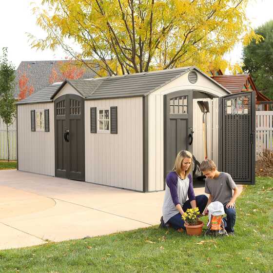 Lifetime 20x8 New Style Storage Shed Kit w/ Floor 60127