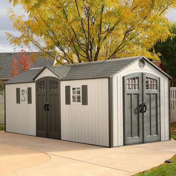 Lifetime 20x8 New Style Storage Shed Kit w/ Floor 60127