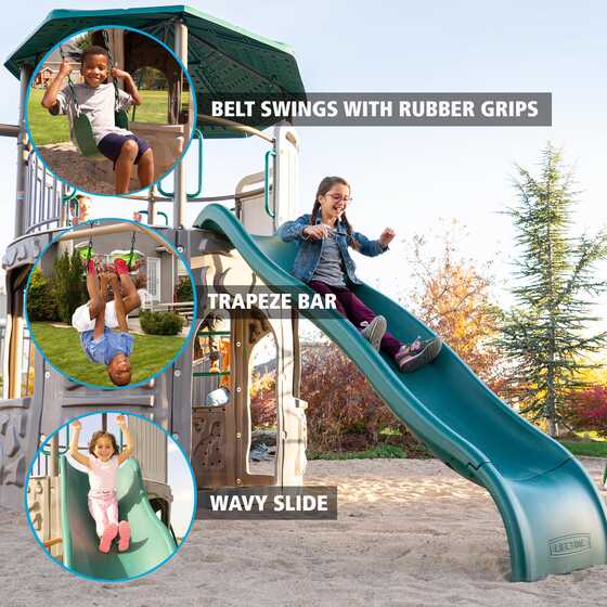 Lifetime Shipwell Adventure Tower Swing Set 290633