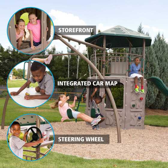 Lifetime Shipwell Adventure Tower Swing Set 290633