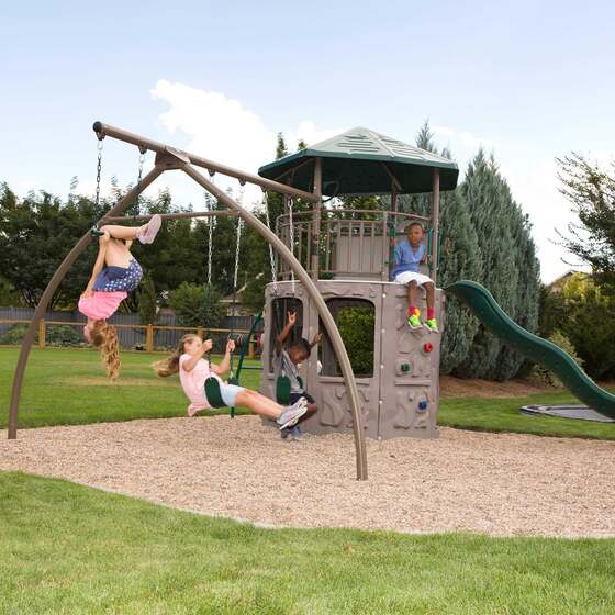 Lifetime Shipwell Adventure Tower Swing Set 290633