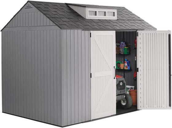Rubbermaid 10.5x7 Easy Install Shed - Gray (2191911)