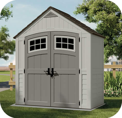 plastic sheds - resin storage shed kits