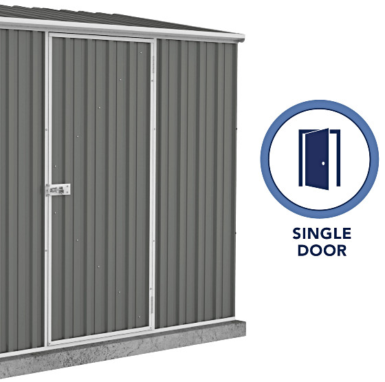 It also comes in wide single doors for easy access and easy storage!