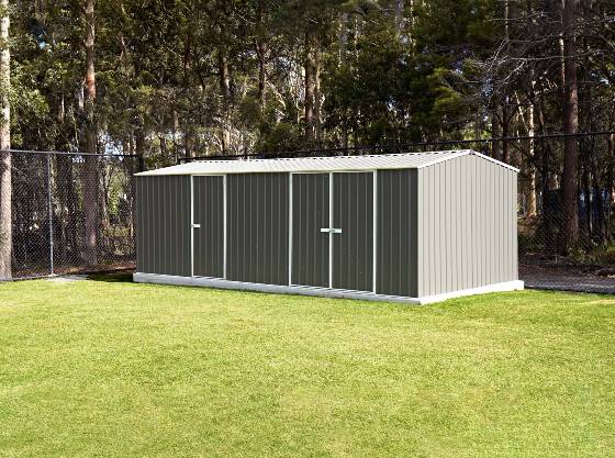 Made of High Quality Galvanized steel, this shed is maintenance-free and will not rot or rust is mildew resistant, and stands up to weather's harshest elements!