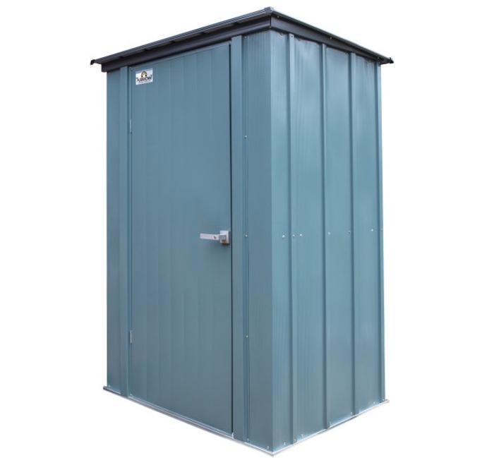 Arrow 4x3 Spacemaker Patio Shed Kit - Juniper Berry