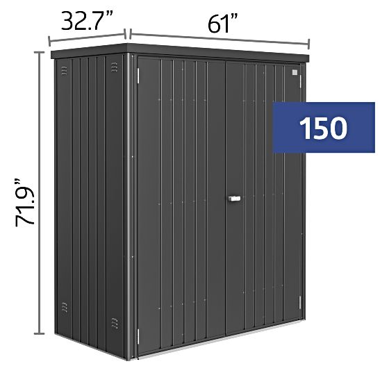 Biohort Equipment 150 Storage Locker - Measurements!
