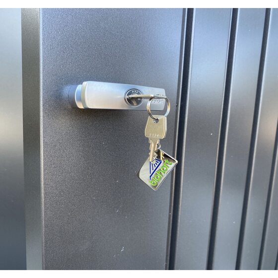 Biohort Equipment 150 Storage Locker - Lock Detail!