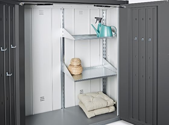 The Shelves are movable to accommodate your needs!