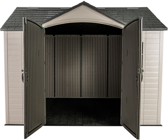 The Lifetime 10x8 Shed 60393 Includes High Impact, Heavy Duty Flooring!