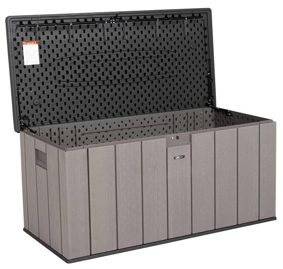 Lifetime Sheds 150 Gallon Outdoor Storage Deck Box 