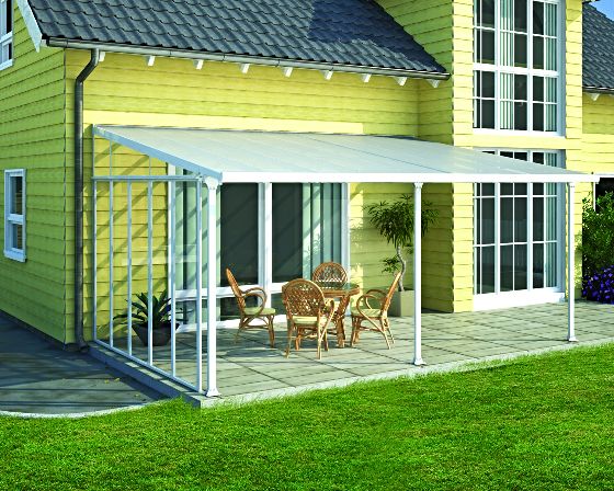 Enhance your Palram - Canopia Feria 13' Patio Cover with the addition of a sidewall kit!