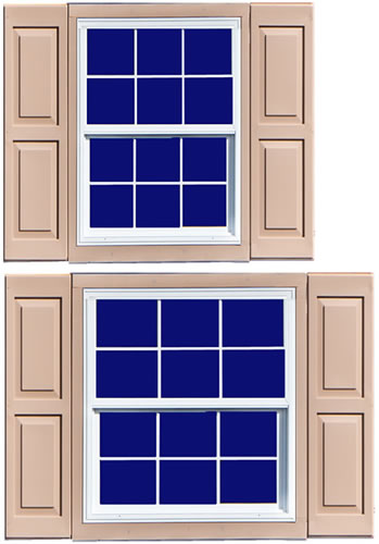 Four insulated windows with screens included!
