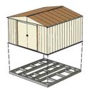 Arrow Sheds Foundation Base Kit 4x10, 8x6 or 10x6